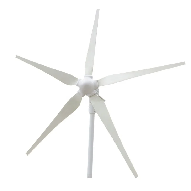 Wind Generator 600W 12V/24V/48V 3 Blades/5 Blades Wind Solar Charge Controller Small Wind Power Turbine Generator