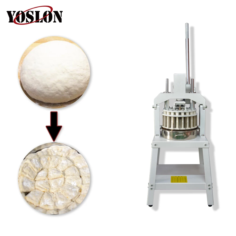 YOSLON Commercial Bakery Pita Bread Dough Dividing 36 Pieces Manual  Dough Divider/Grace