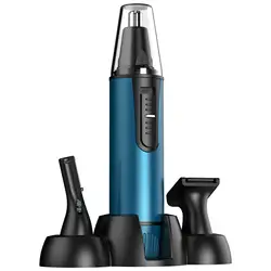 3 in 1 Ear and Nose Hair Trimmer for Men,Professional Painless Nose Trimmer for Men Women Battery-Operated, IPX7 Waterproof