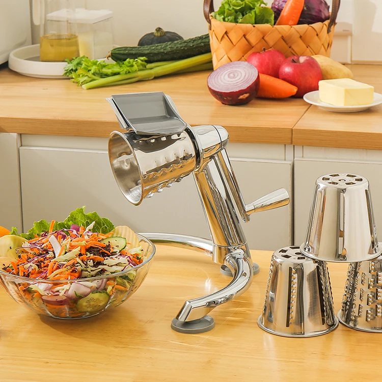 5 in 1 Multi Knife Cup Rotary Potato Onion Peeler French Fryer Carrot Kitchen