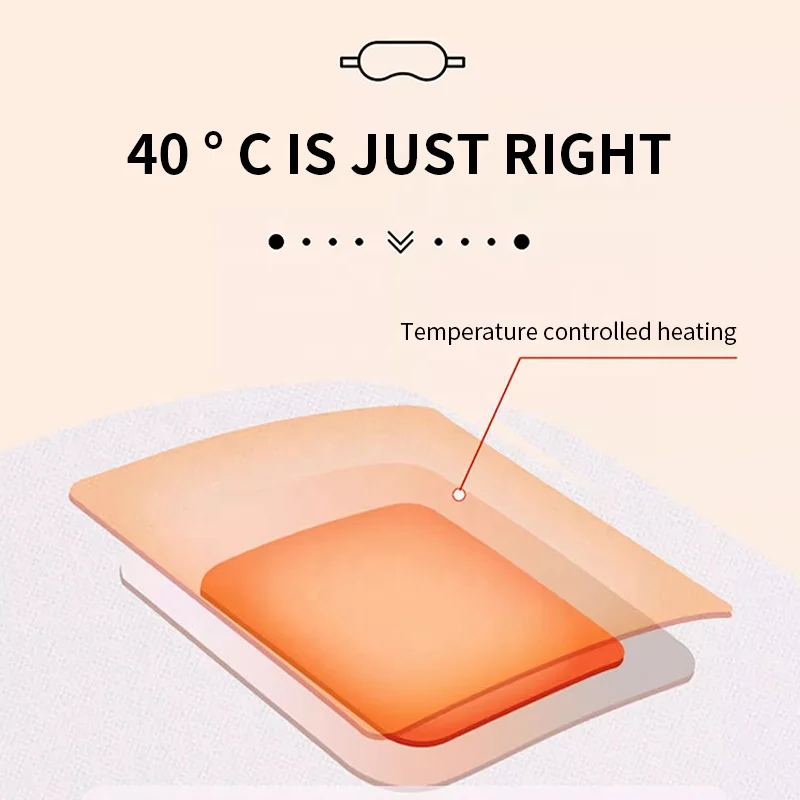 Hot Sale Eye Heat Pad Steam Mask Custom Warming Heated Eyemasks Hot Compress Self Heating Warm Sleep Instant Steam Eye Mask