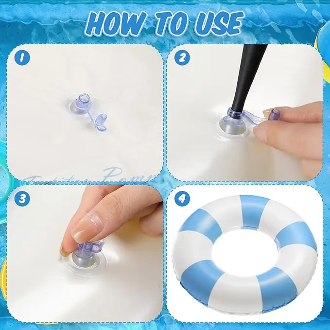 Overlap Welding Air Sealed Pvc Inflatable Swim Ring Summer 90cm Adult Inflatable Swimming Ring