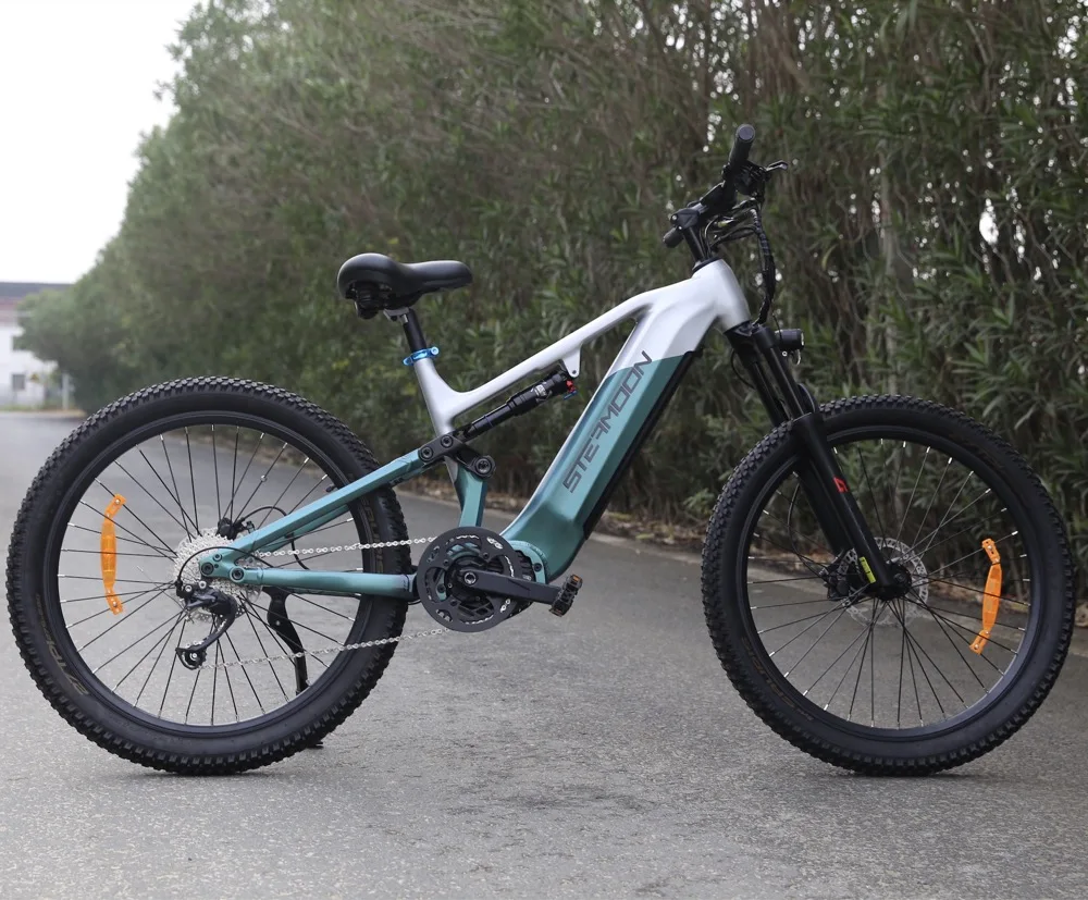 1st China Electric Downhill Bike bafang M560 7 Speed 48v 500w 750w Electric Downhill Mountain Bike Full Suspension