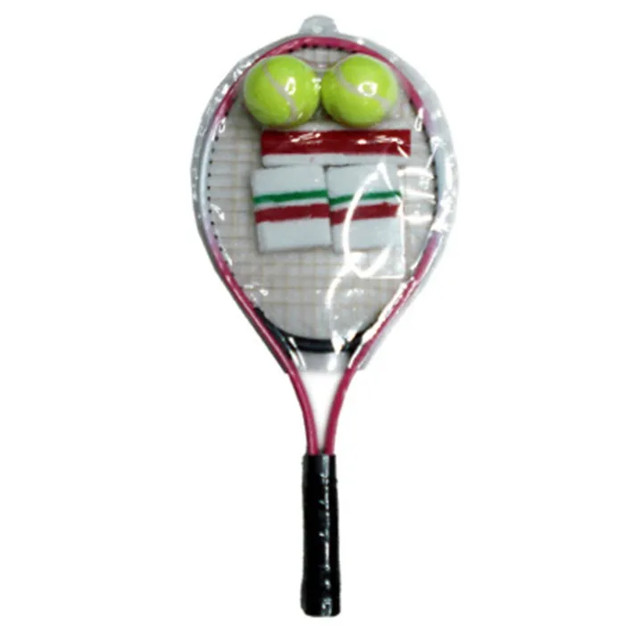 cheap Aluminum cheap custom design your own kids mini tennis racket rackets racquet with ball