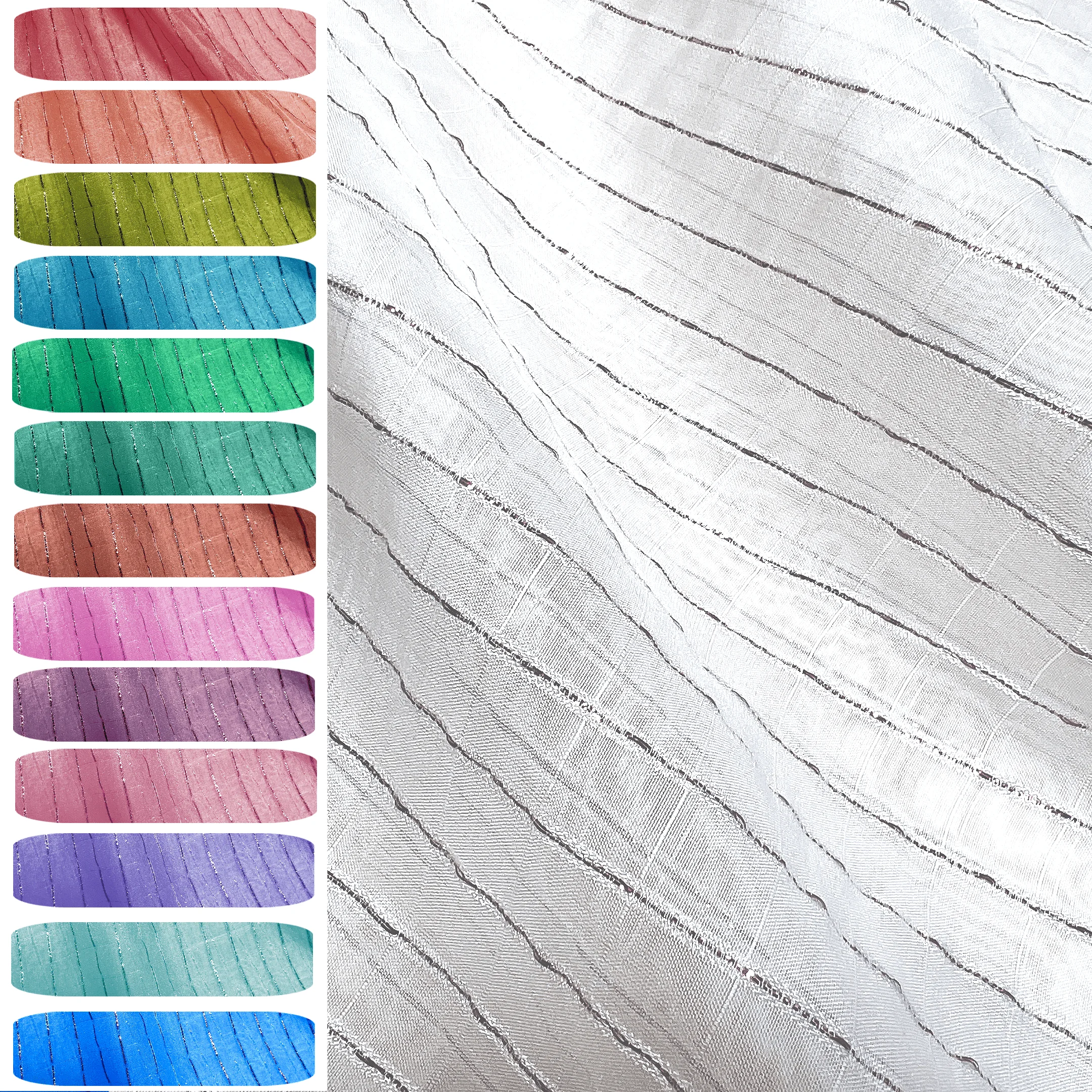 Interwoven Purple Satin Gauze 57%VISCOSE 39%SILK 4%LUREX Viscose Silk Fabric For Dress and Blouse