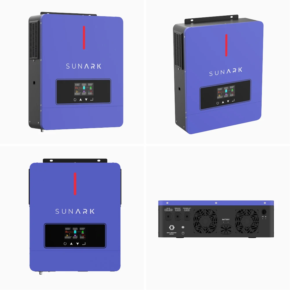Sunark Single Phase On Grid Inverter 3.6Kw 4.2Kw 6.2 Kw Solar Inverter For Home System