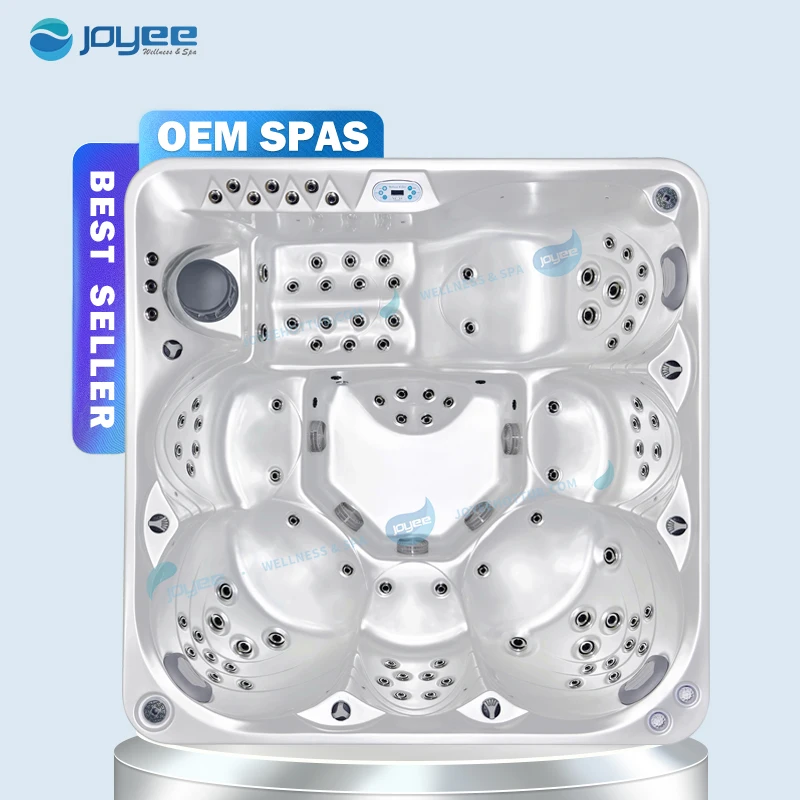 JOYEE 6 People Lay Spa High Quality Hot Sale Hot Tub Outdoor Whirlpool Spa Smart Balboa Power LX Pump Outdoor Spa Hottub