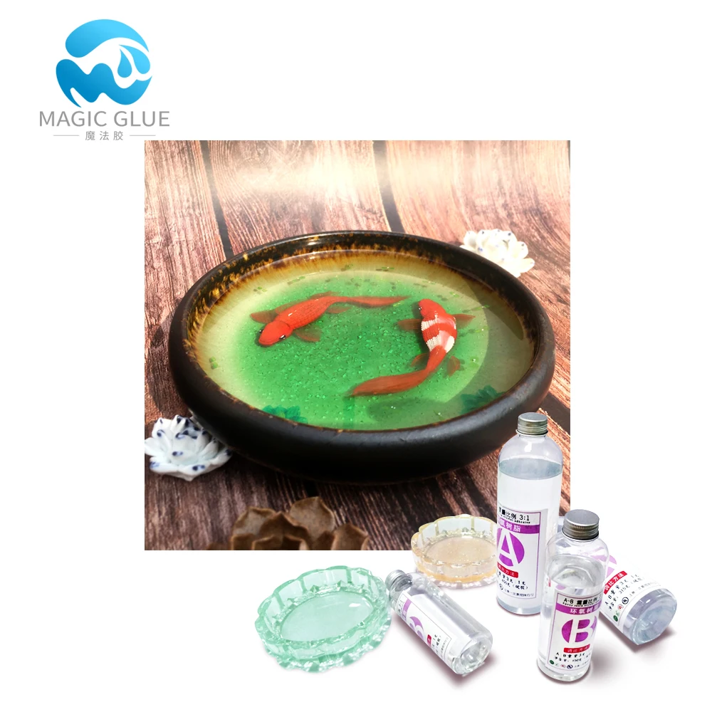 Hardness Epoxy Resin And Hardner Clear Liquid Epoxy Chemical Product for Art Layer Coating