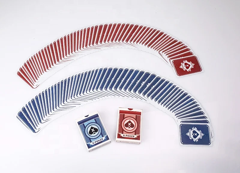 100% Plastic Poker Custom Waterproof Clear Cheap Playing Cards