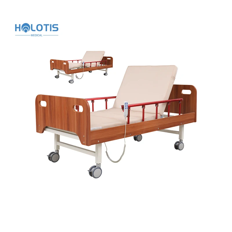 
HOLOTIS best price wooden board multifunctional electric nursing medical bed hospital bed for sale 