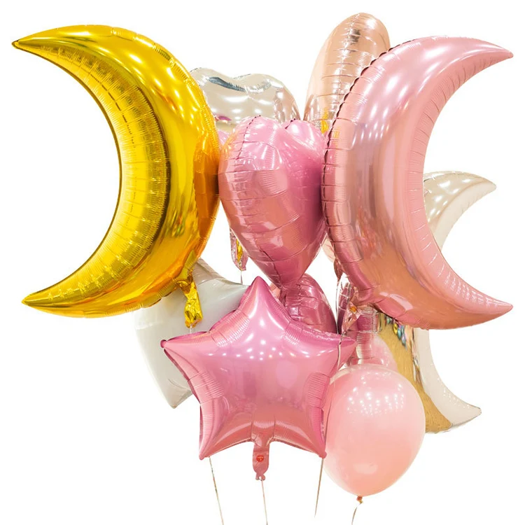 18 дюймов вечерние фольги воздушный шар с гелием/металлическими звездочками шарик из фольги в форме/взрослых воздушных шаров
