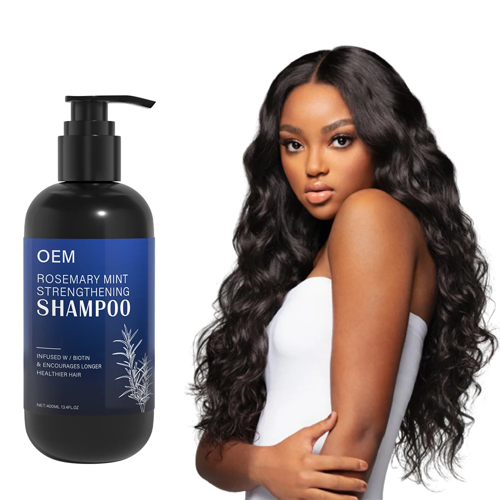 DHT Blocker Hair Growth Private Label Active Formula Anti Alopecia Rosemary Oil Shampoo For Alopecia