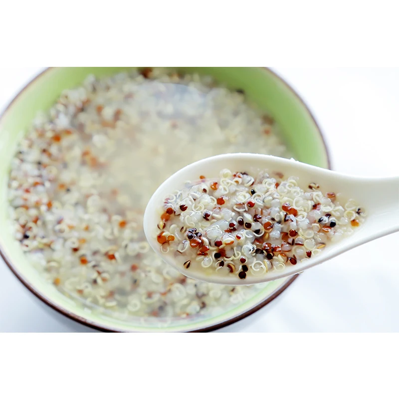 Трехцветный Quinoa, яркий цвет, равномерного размера, легкий в переваривании, высококачественный плетеный мешок из Китая; He 25 кг пакет 80 см x 60 см x 20 см 2,7 мм, сушеный