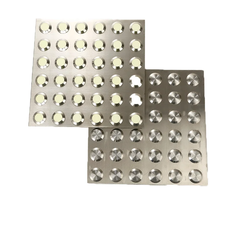 300x300 300x600 Tactile Paving tile mat plate 304 Stainless Steel 316 tactile indicators stud buttons tactile strip