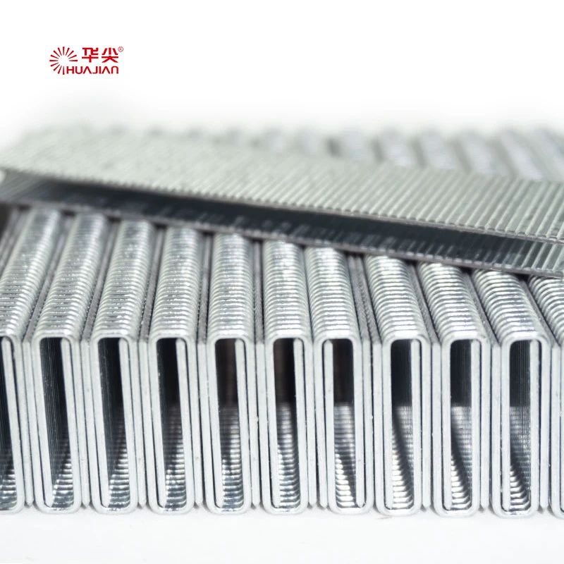 Wholesale 90 Staples 18GA Steel Galvanized Industrial Qutside Crown 5.6mm 5.8mm sofa Nails Staple Pin