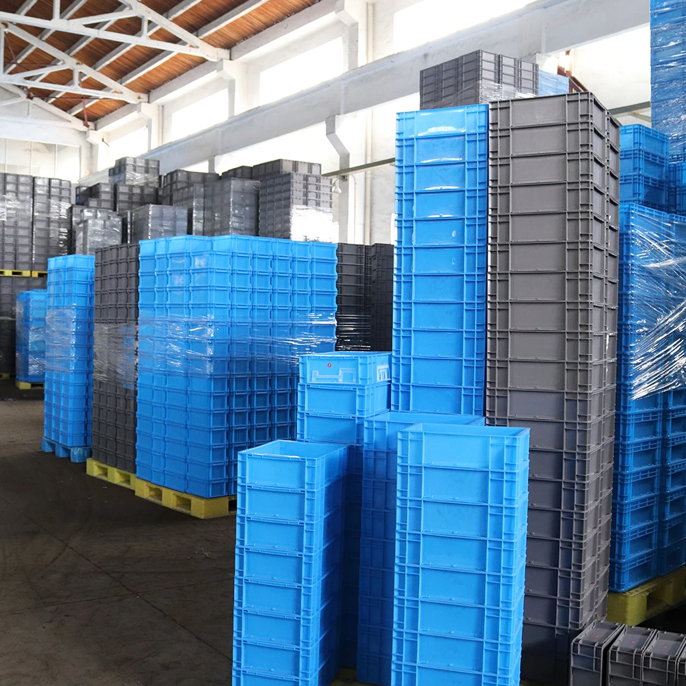 Linhui Eco-Friendly Manufacturer PP Storage Crates Plastic Turnover Box Basket