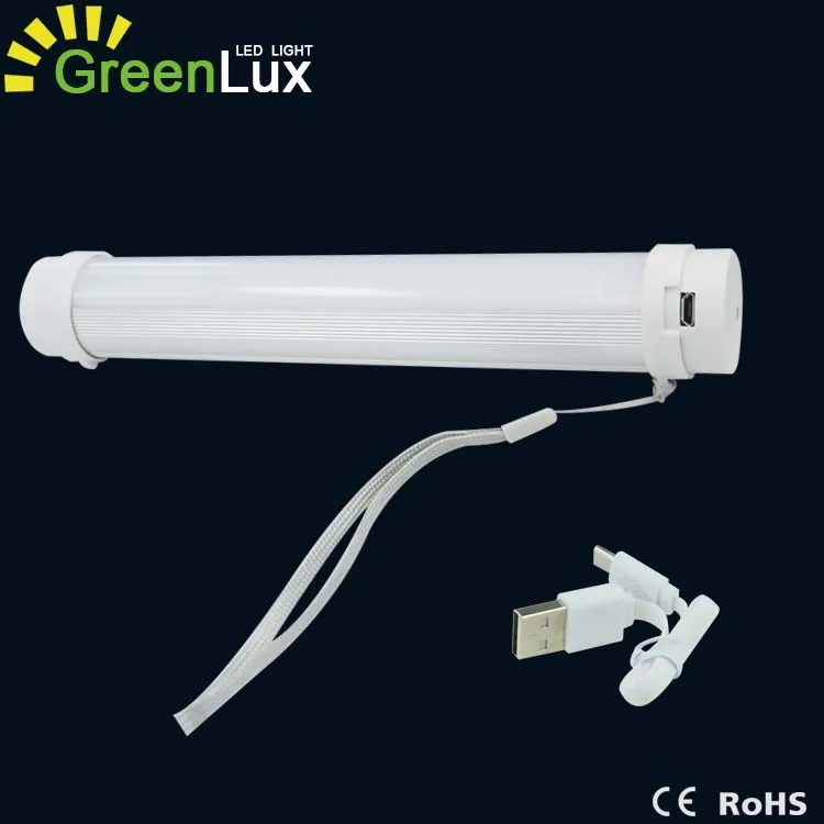 hot selling flashlight portable rechargeable led camping lamp tube light