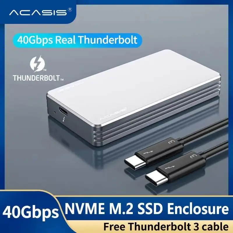 Накопитель SSD ACASIS Entel технический 40 Гбит/с Thunderbolt3 m.2 pcie NVME для быстрого хранения большой