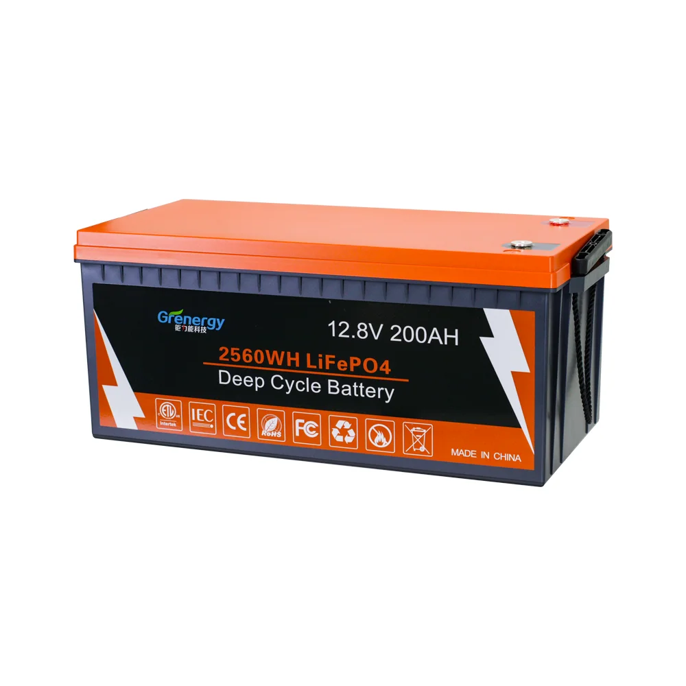 Electric Bait Boat 12 Volt Deep Cycle 100 Amp RV Lithium Ion Batteries Solar Battery System Lifepo4 12V 200Ah Generator Battery