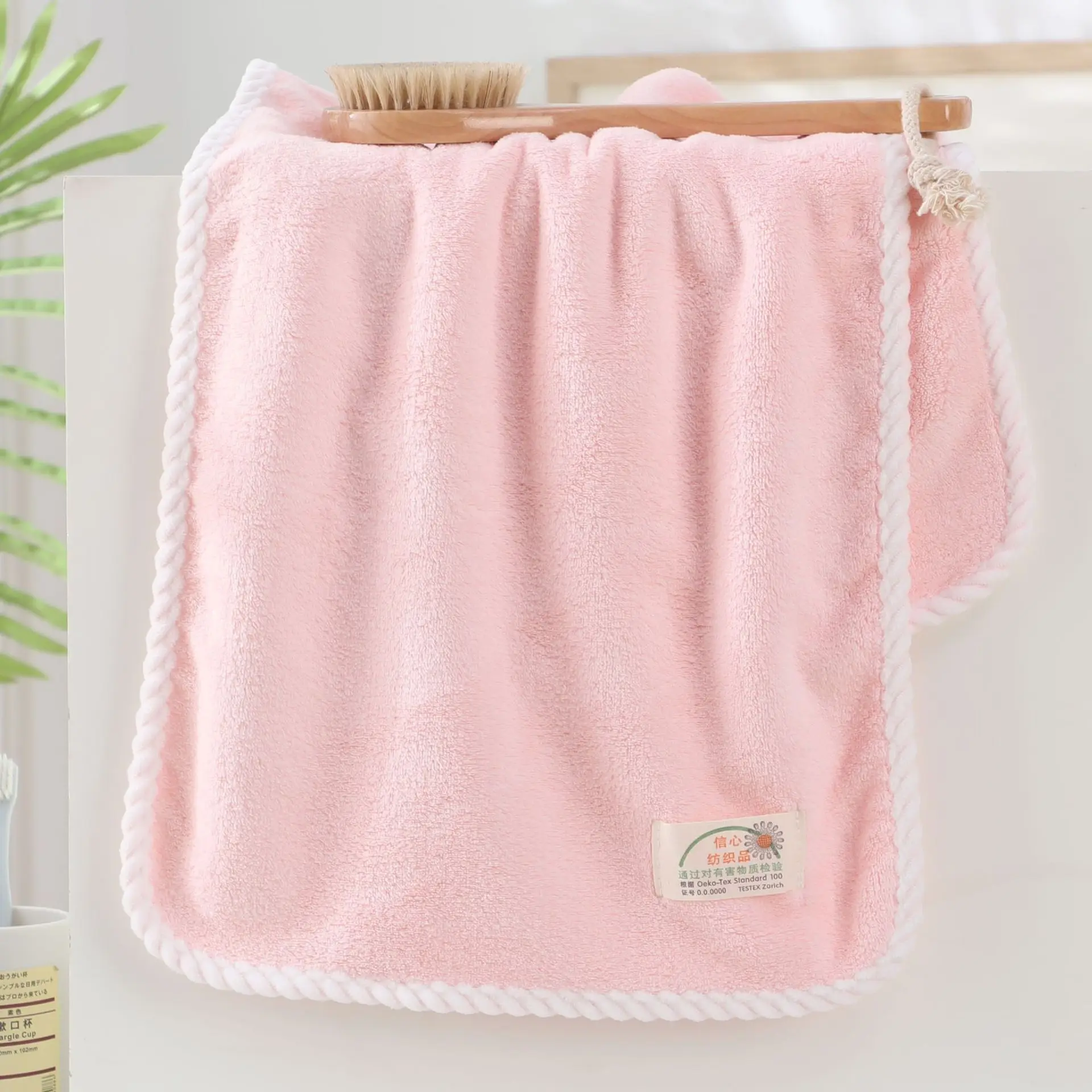 Factory Price Custom Printed Cover Coral Velvet Bath Towel Adult Household Dry Hair Towel Soft Bibulous Bath Towel 70 * 140cm