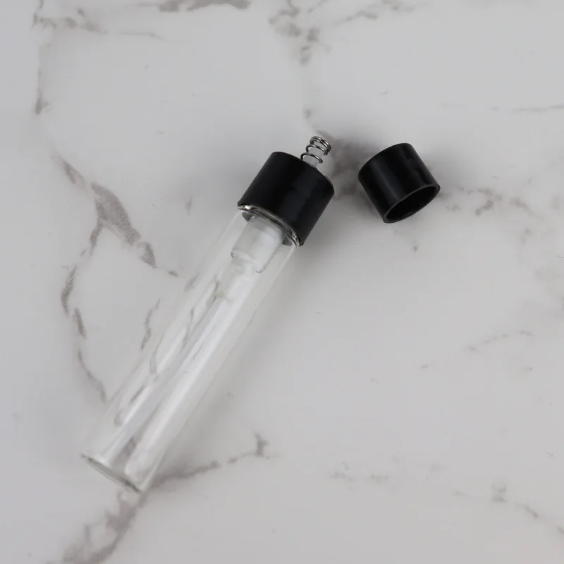 Cheap High Quality Empty 1 ml 2 ml 1ml 1.5ml 1.8ml 2.5ml 2ml Clear Mini Atomizer Mist Vial Sample Spray Glass Perfume Bottle