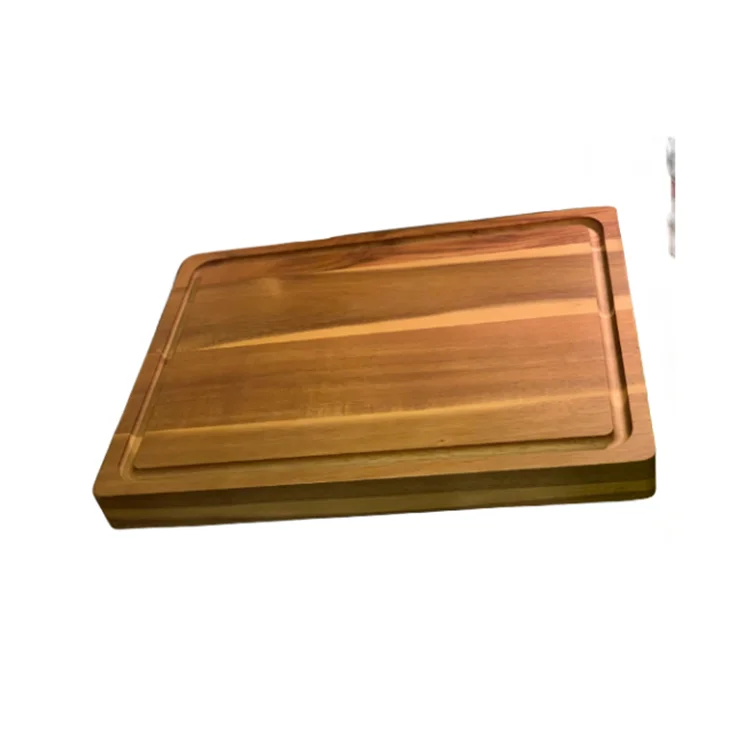 Food Grade Mineral Oil Custom Wood Cutting Board With Juice Groove