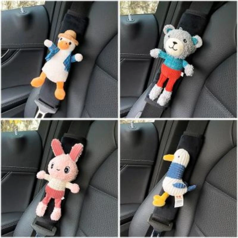 Car safety belt shoulder protector cute cartoon car safety belt choke protection sleeve car decoration