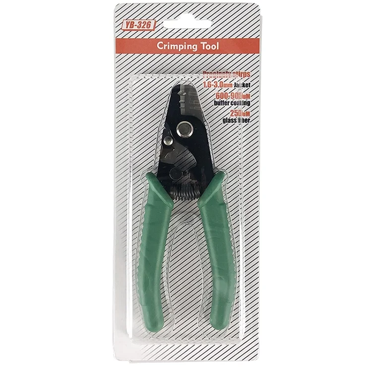 Kiconico 326 волокна opticcal зачистки три отверстия волоконно-оптического кабеля зачистки инструменты с ручкой TPR Ftth Набор инструментов буферное покрытие чередование инструмент 125um