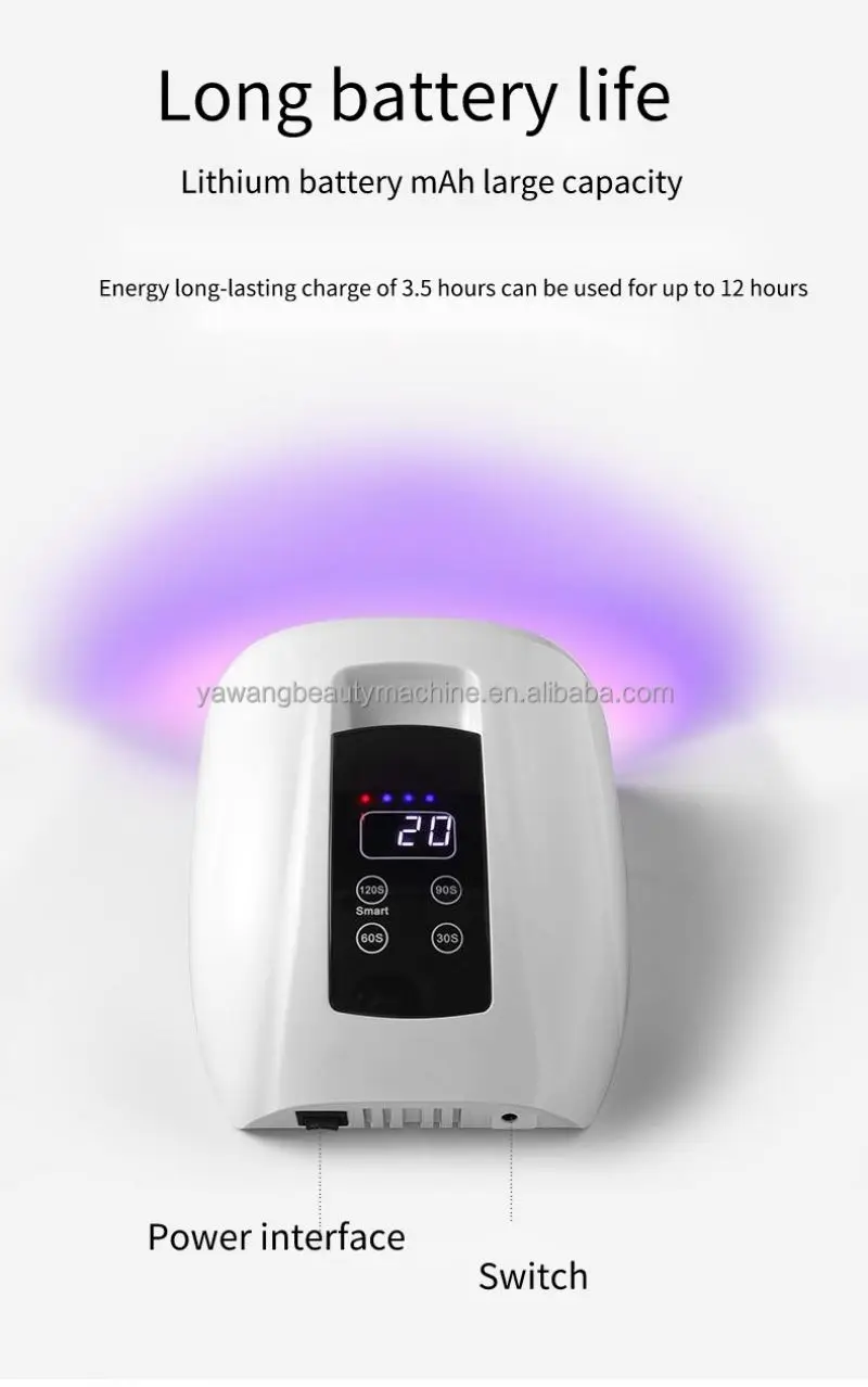 LED Nail Lamp Light Curing Gel Varnish Polish Manicure Drying UV Lamp For Nail Gel Polish Dryer