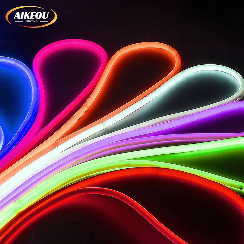Quality Assurance Silicon Neon Flex Light Warm White Cold White Changeable RGB LED Neon Light