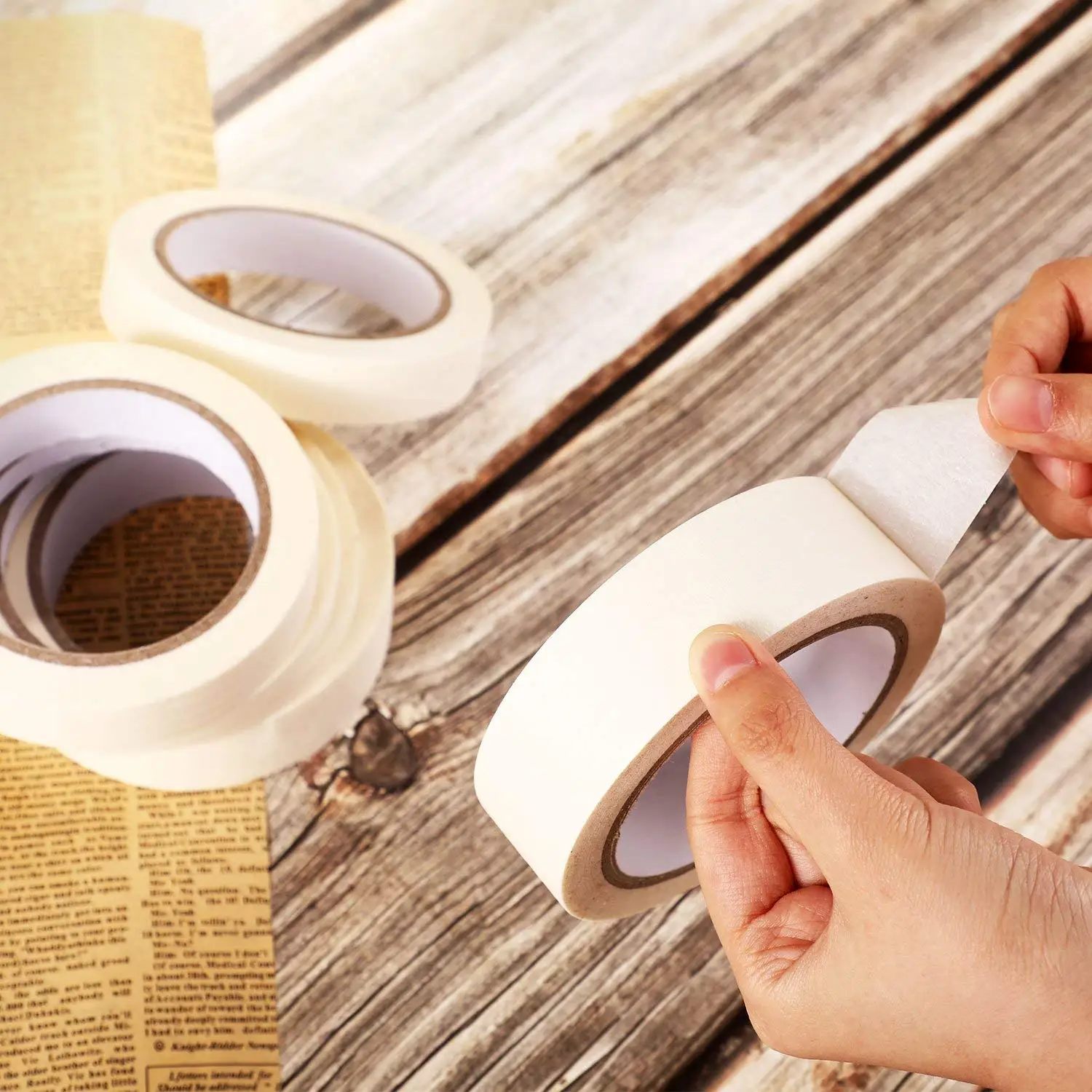 24mm Low Temperature High Temp Price Covering Multi Surface Jumbo Roll Crepe Paper Painter Masking Tape For Painting