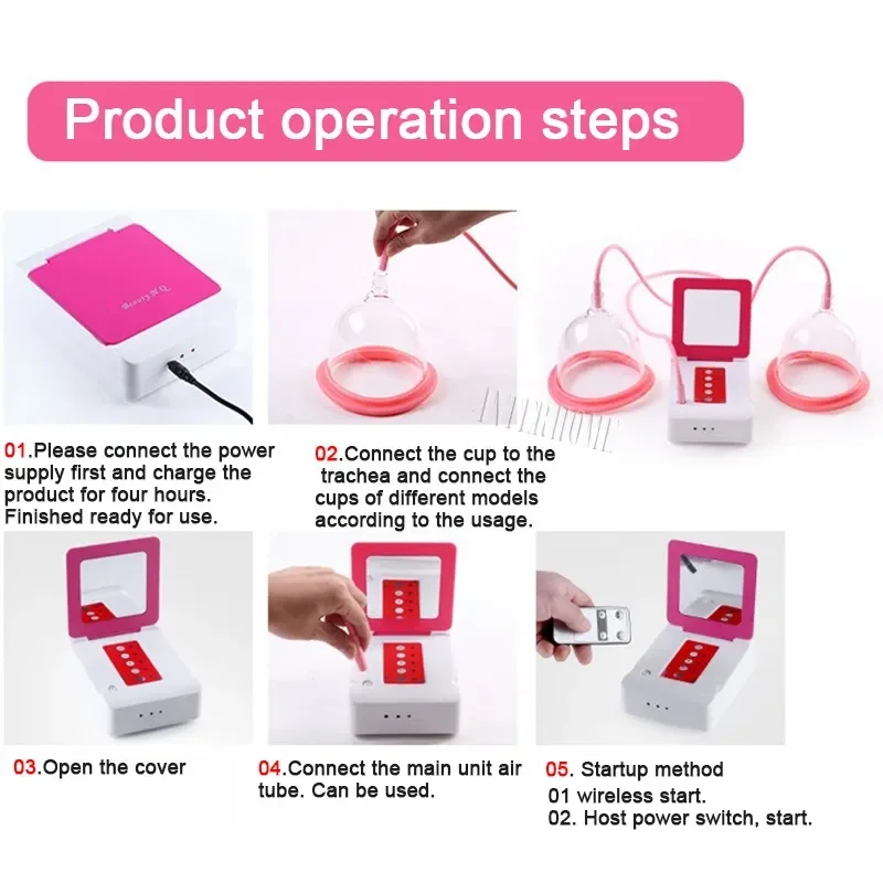 Vacuum Breast Pump Enlargement Electric Breast Lifting Machine Electric Breast Massager