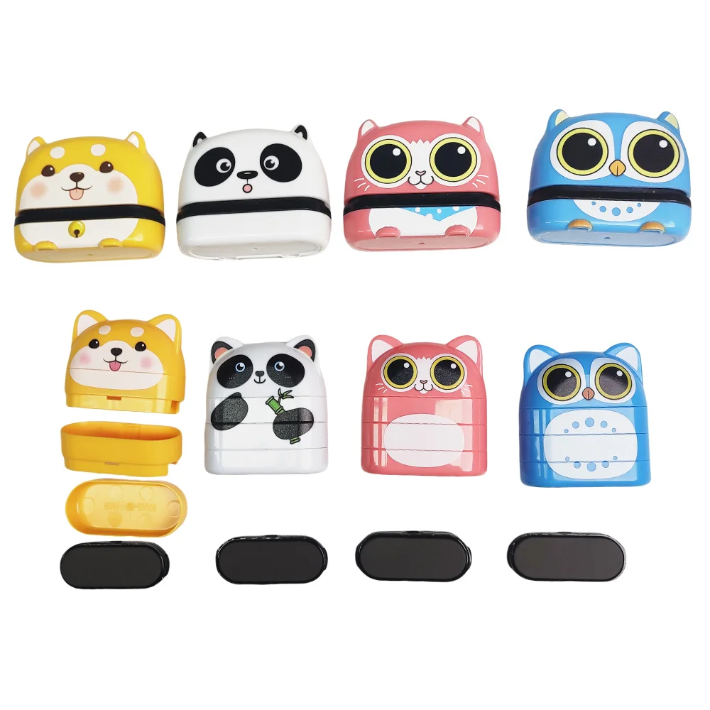 Cute Name Clothes Signature Kids Stamp Ring Kids Toy  Name Stamp Kids Stamp