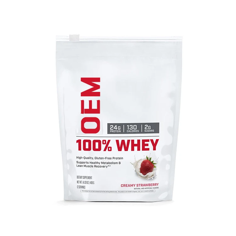 Oem Production and Custom Logo Muscle Protein Supplement Nutritional Protein High Content Immunity Whey Protein Powder