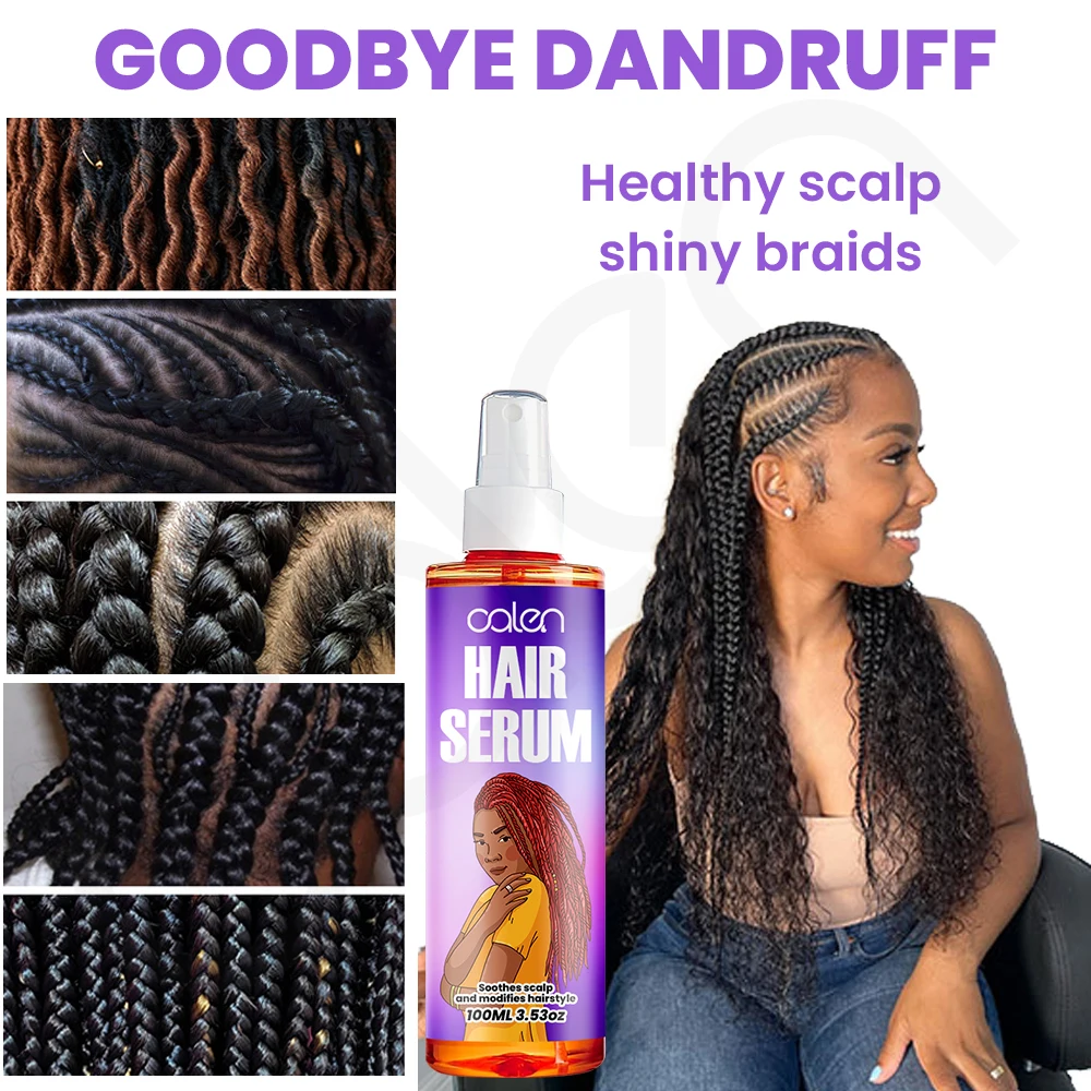 Luxfume 100ml Twist Hair Serum Is Non-greasy And Absorbs Quickly Without Leaving Residue Soothing Scalp Braiding Oil