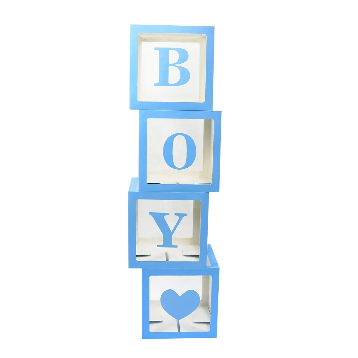  Baby Shower коробки Свадебная вечеринка аксессуары (4 шт. прозрачные воздушные шары Декор чехол с толстовка принтом 