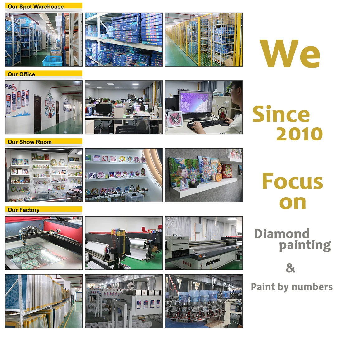 Professional manufacturer Wholesale custom DIY 5d diamond painting kit Wall art diamond mosaic flowers