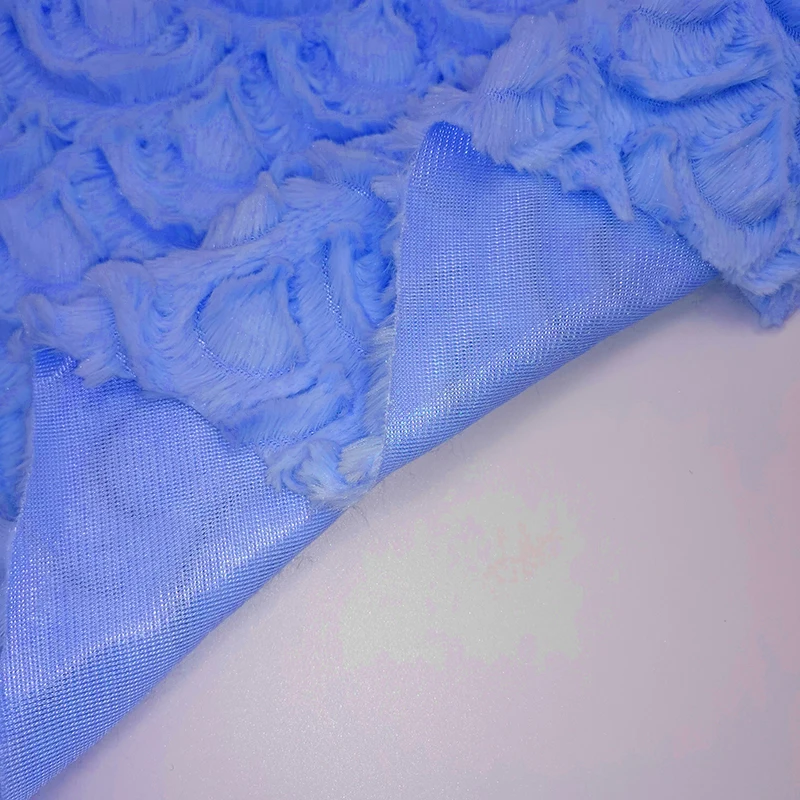 
Fashionable pv plush fabric dyed fabric for clothing 