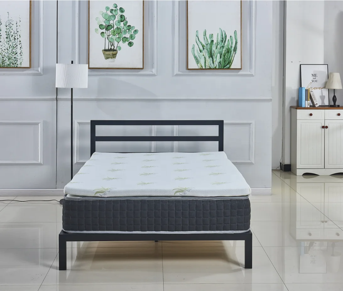 
queen mattress and platform bed frame 
