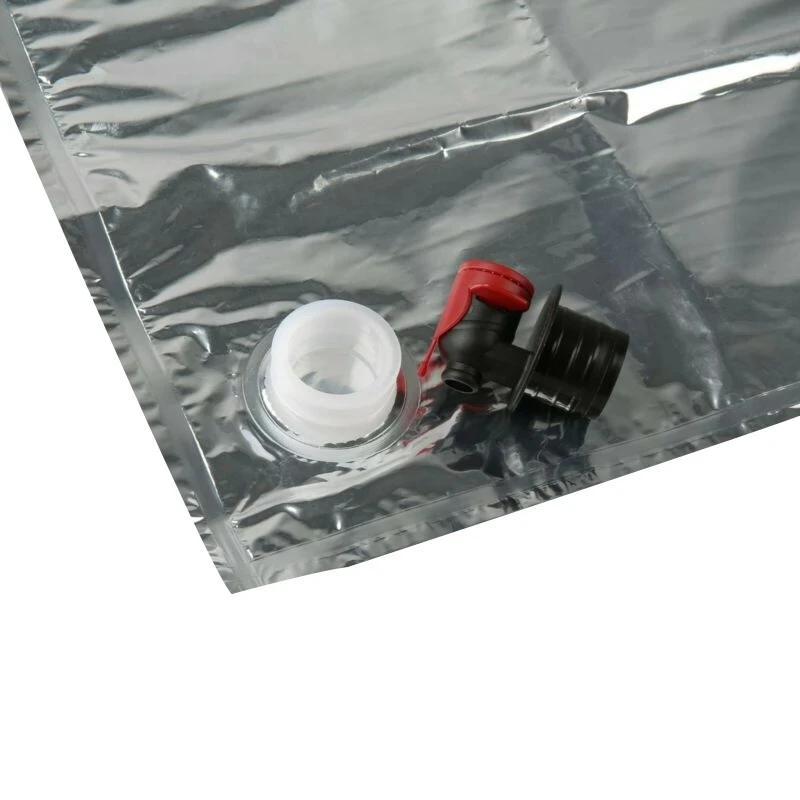 Custom fluid food plastic liquid bag manufacturer for wine