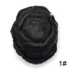 AU Factory Short high quality 100% Remy Hair Glue Wig PU Swiss lace Natural Hairline Australian Hair Loss for men