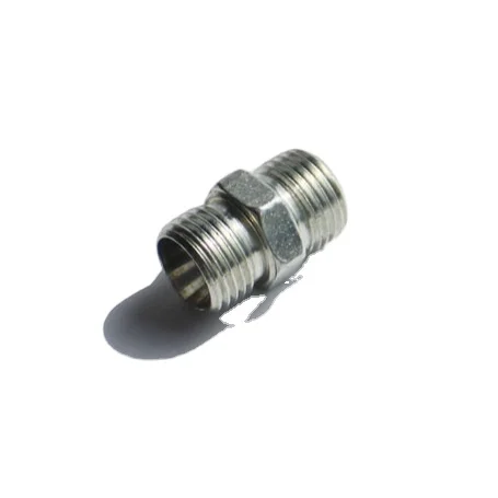 Hot sale Metric Thread O-ring fittings carbon steel hydraulic joint male Face Seal adapter pipe fittings