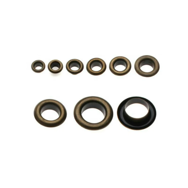 Оптовая продажа, черная Золотая Серебристая изготовленная на заказ сумка для одежды, латунное металлическое ушко для сумки, живопись, круглые ушко, аксессуары для одежды