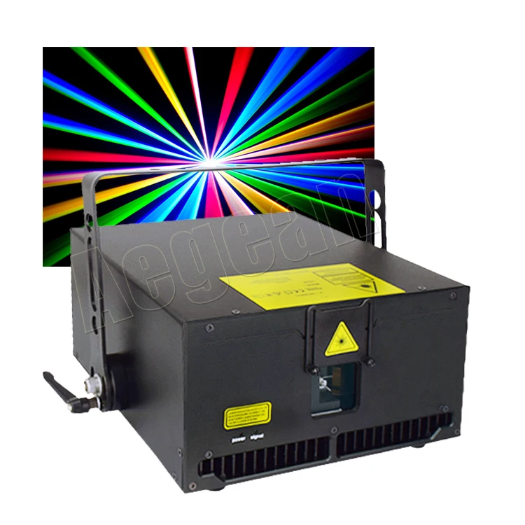 Профессиональное сценическое освещение 8 Вт Rgb полноцветное управление Dmx Лазерное для ночного клуба