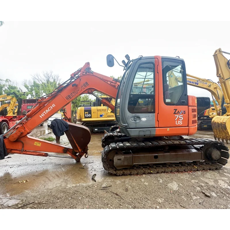 2022 б/у экскаватор мини Hitachi zx 60 zx75 оригинальный новый японский 2023 экскаватор EPA CE Инженерная строительная техника