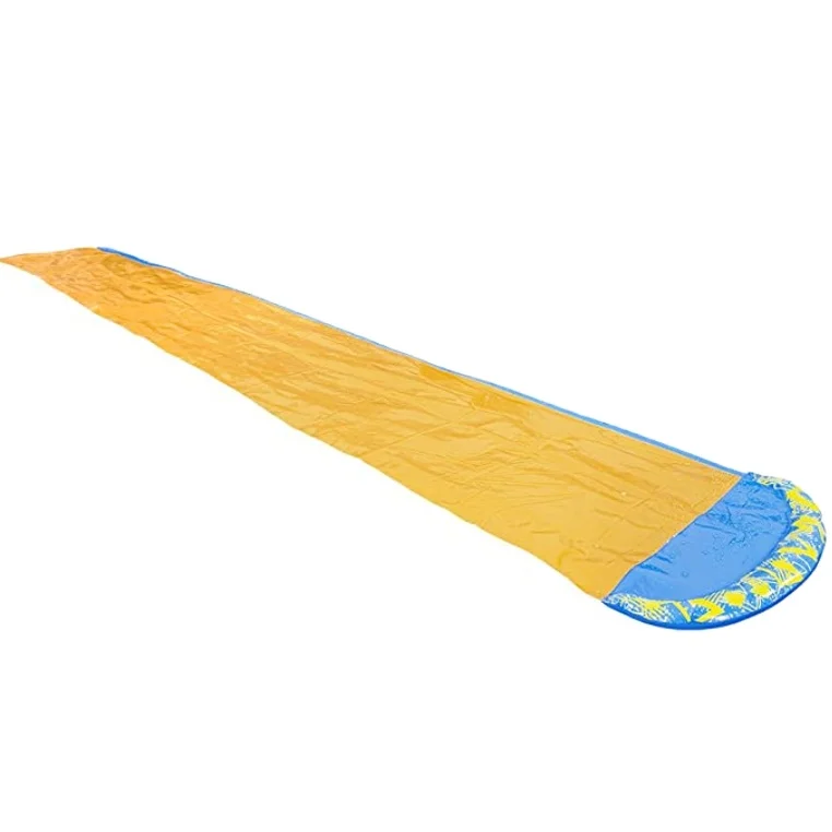 summer outdoor game toys 16ft-Long printing inflatable water sprinkler single double lane lawn Water Slip Slide for kid