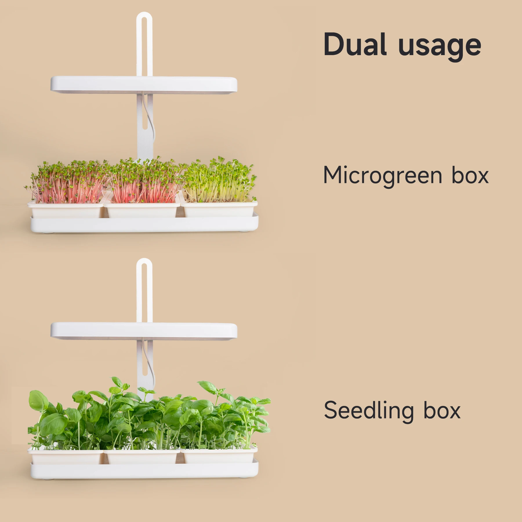 J&C Microgreens Growing Kit Organic Superfood Sprouting  Seed Sprouter Kit hydroponic Watering System microgreen grow kit