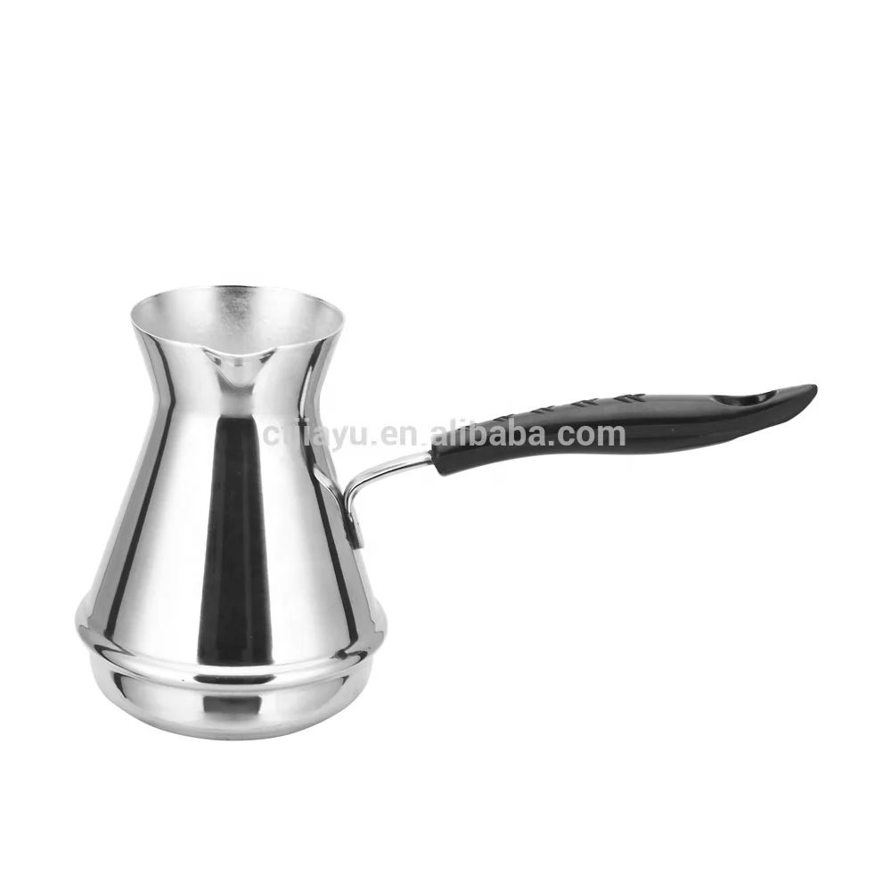 Turkish Stainless Seel Milk Heating Pot And Coffee Boiler Pot