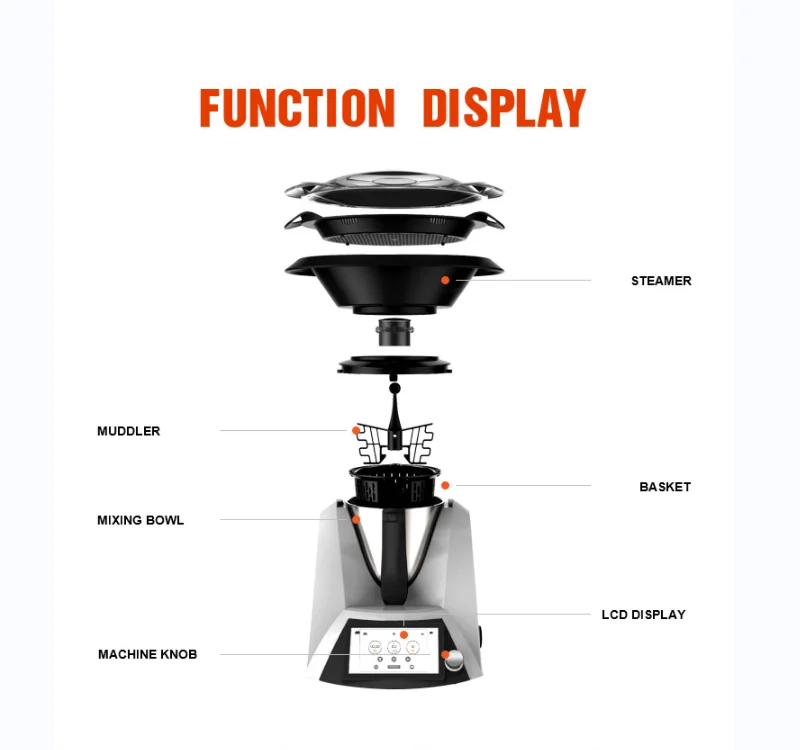 Top Seller Multifunction Kitchen Robot Tm5 Smart Cookerr Hot Sale Cooking Robot For Home
