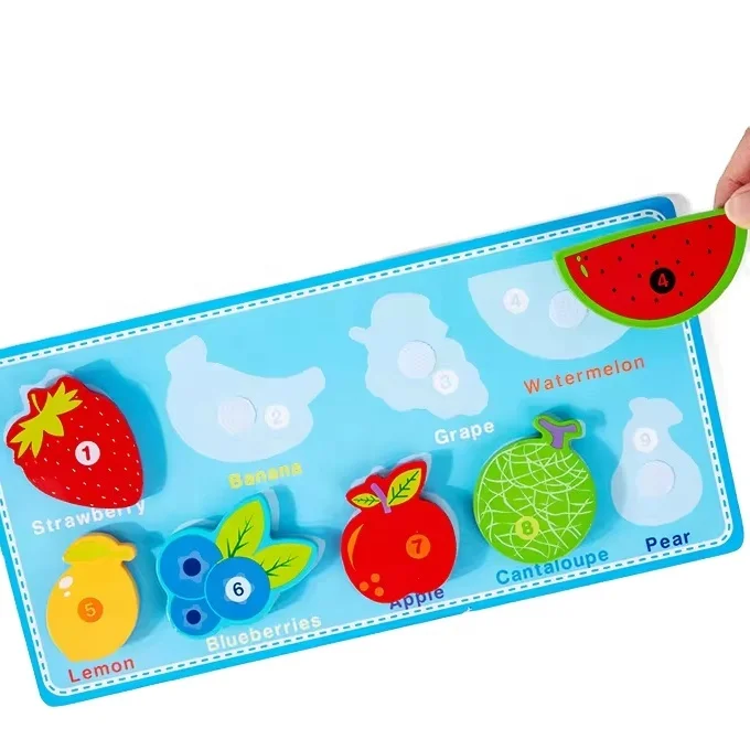 Children English Educational Puzzle Toy Kids Russian Learning Letters Toy Exercise Hand-eye Coordination Spanish Baby Puzzle